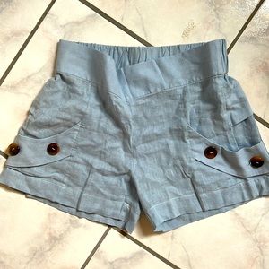 VixPaulaHermanny linen shorts, size S